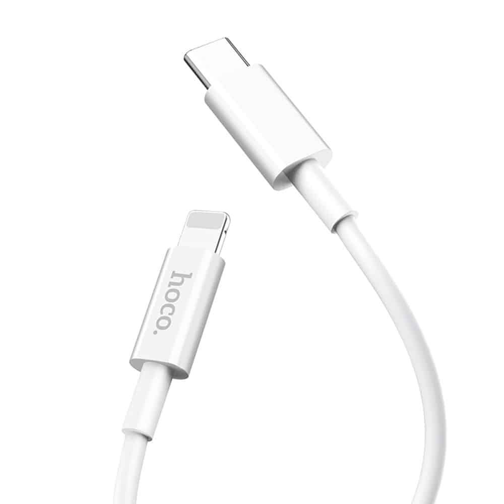 Hoco - Datový kabel Swift PD (X36) - USB Type-C na Lightning, 18W, 3A, 1.0m - Bílý