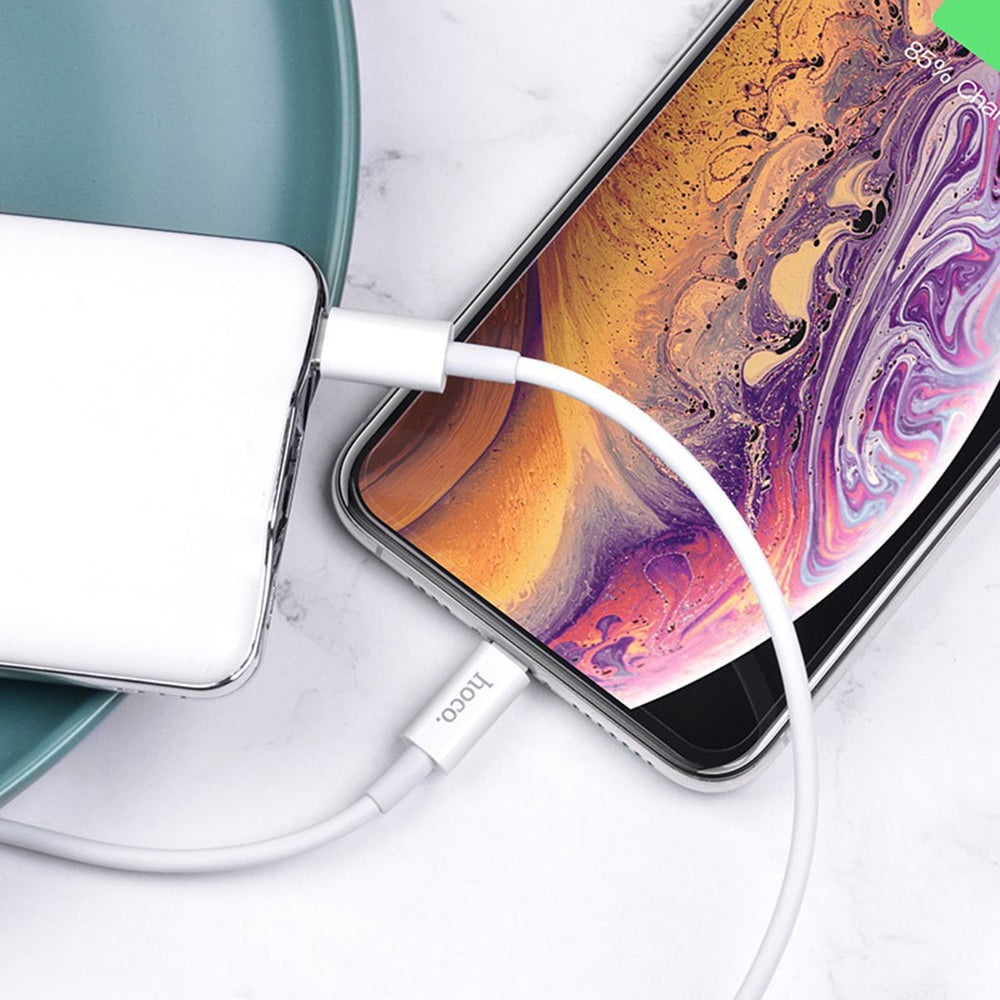 Hoco - Datový kabel Swift PD (X36) - USB Type-C na Lightning, 18W, 3A, 1.0m - Bílý