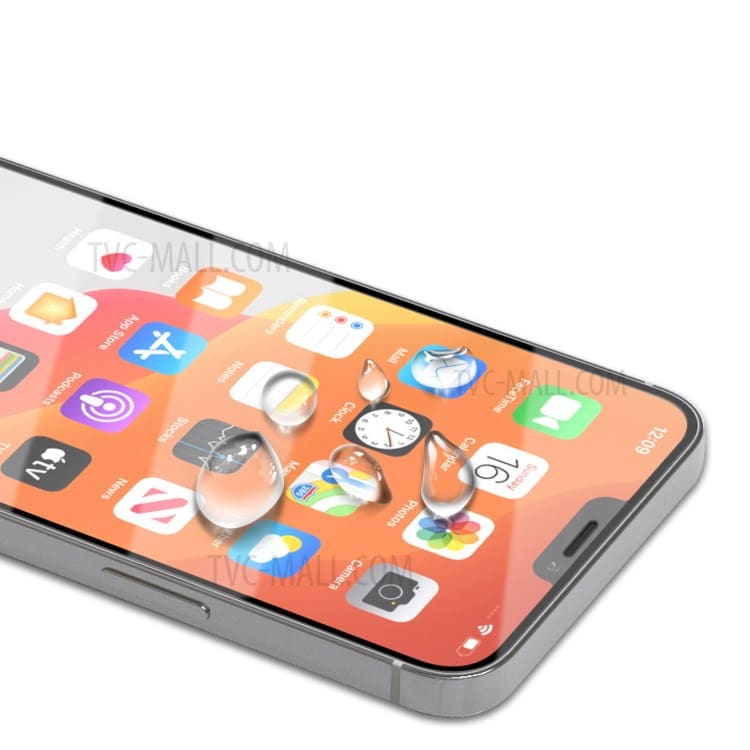 Mocolo - 3D zakřivené plně adhezivní sklo pro iPhone 12 Pro Max - černé