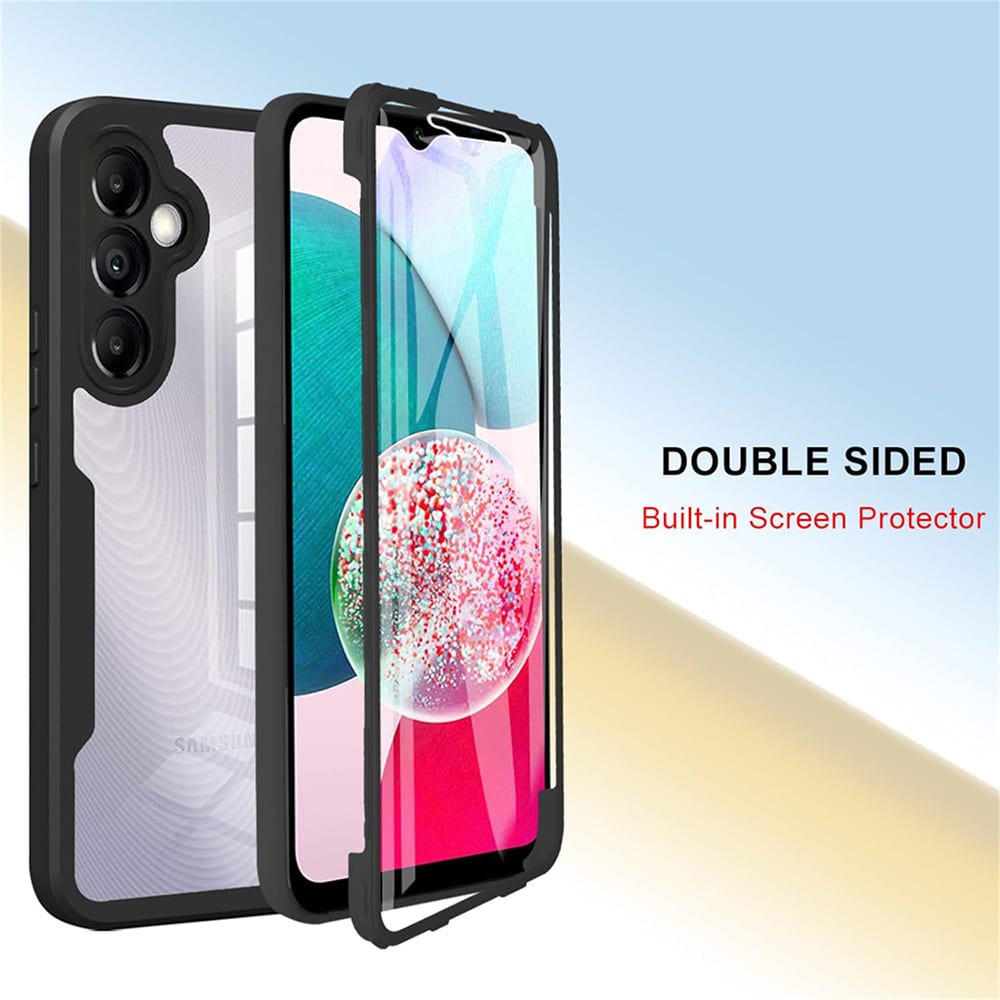 Techsuit – ColorVerse 360 Series oboustranný ochranný kryt pro Samsung Galaxy A25 5G – černý