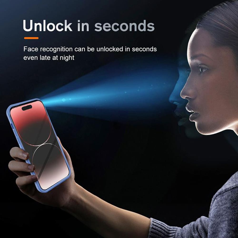 Techsuit – ColorVerse 360 Series oboustranný ochranný kryt pro iPhone 14 Pro – černý