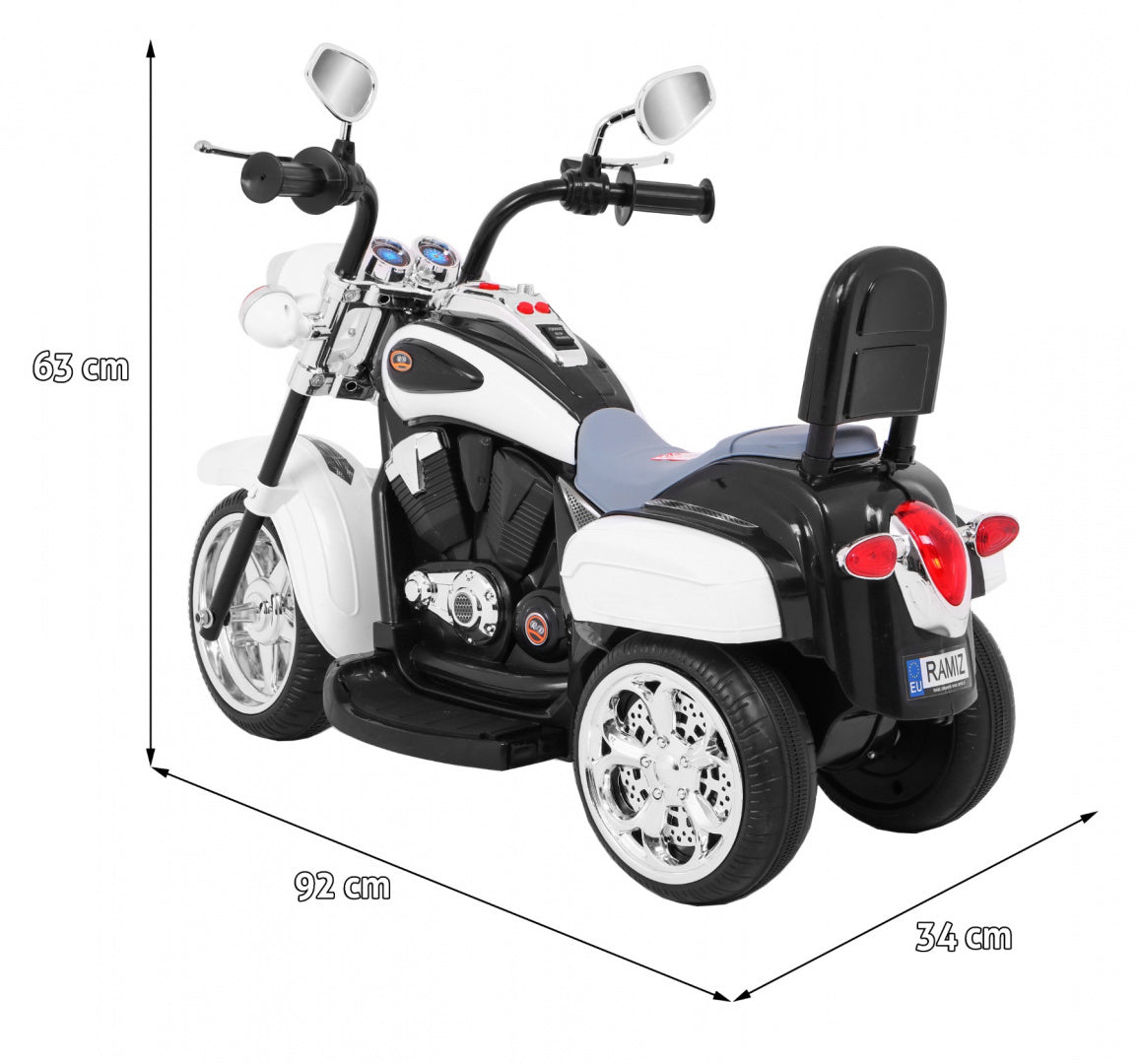 Motor na akumulator NightBike Chopper - bijeli