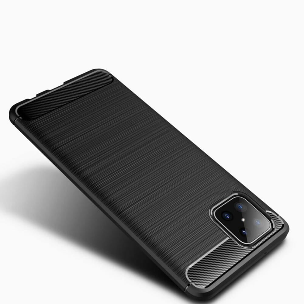 Techsuit Carbon Silicone obal na Honor X8 – černý