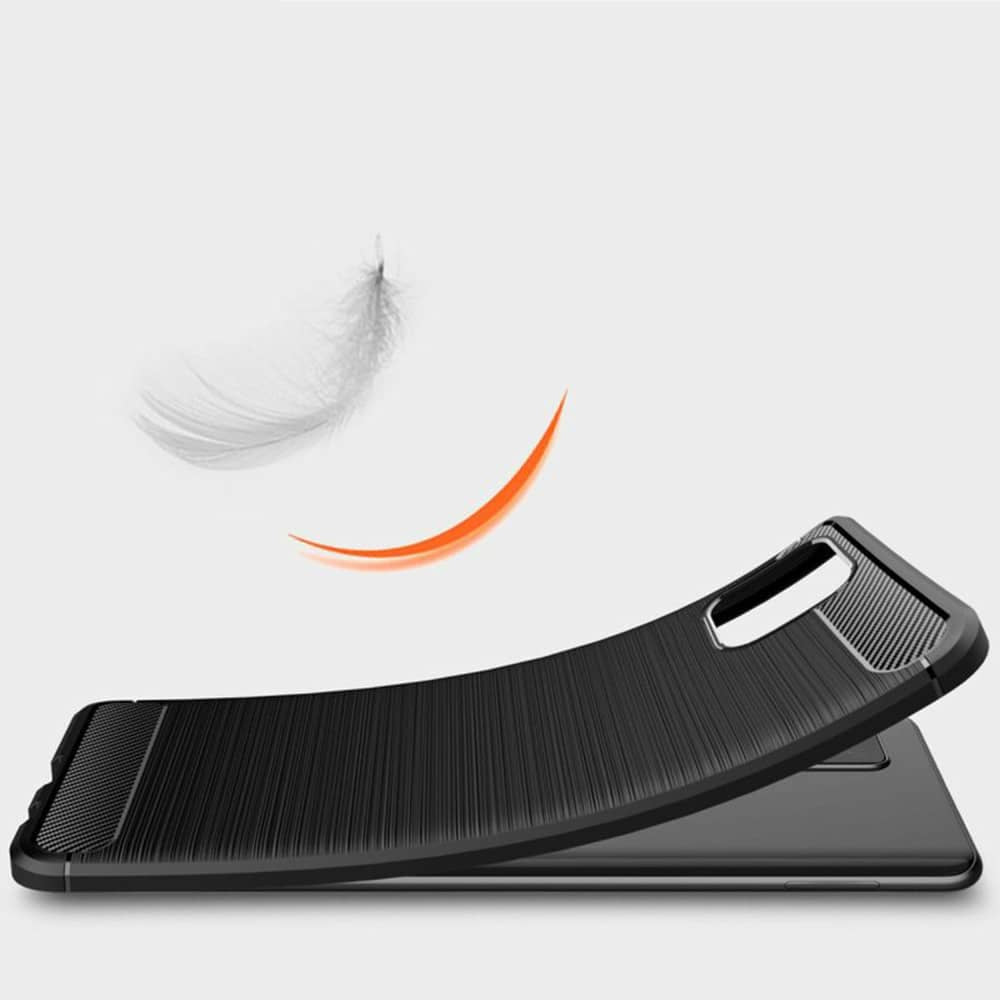 Techsuit Carbon Silicone obal na Honor X8 – černý