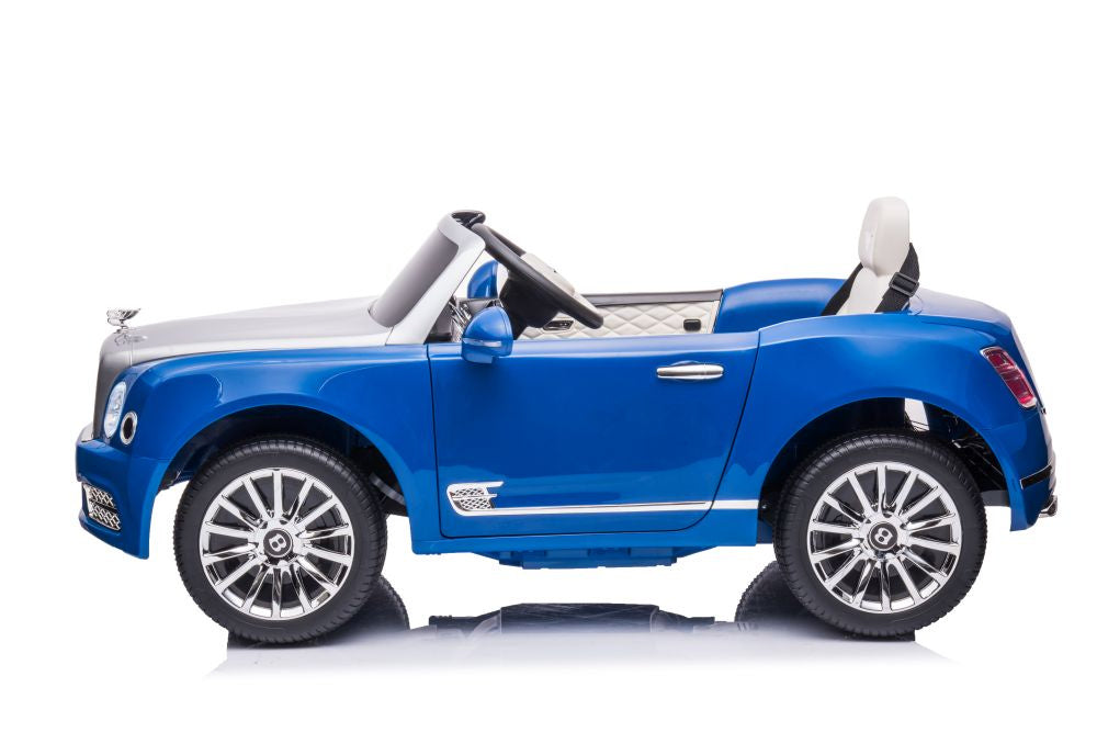 Licencirani auto na akumulator Bentley Mulsanne - plavi/lakirani