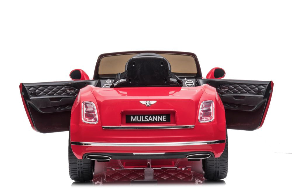 Licencirani auto na akumulator Bentley Mulsanne - crveni/lakirani