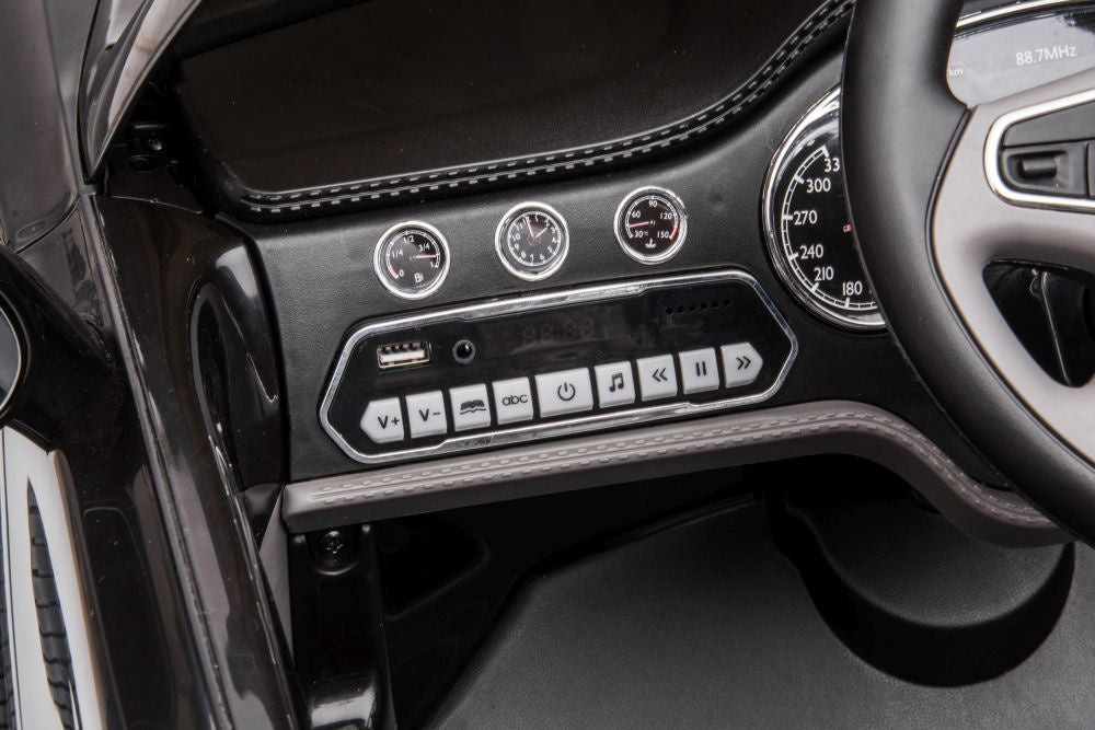 Licencirani auto na akumulator Bentley Mulsanne - crni/lakirani