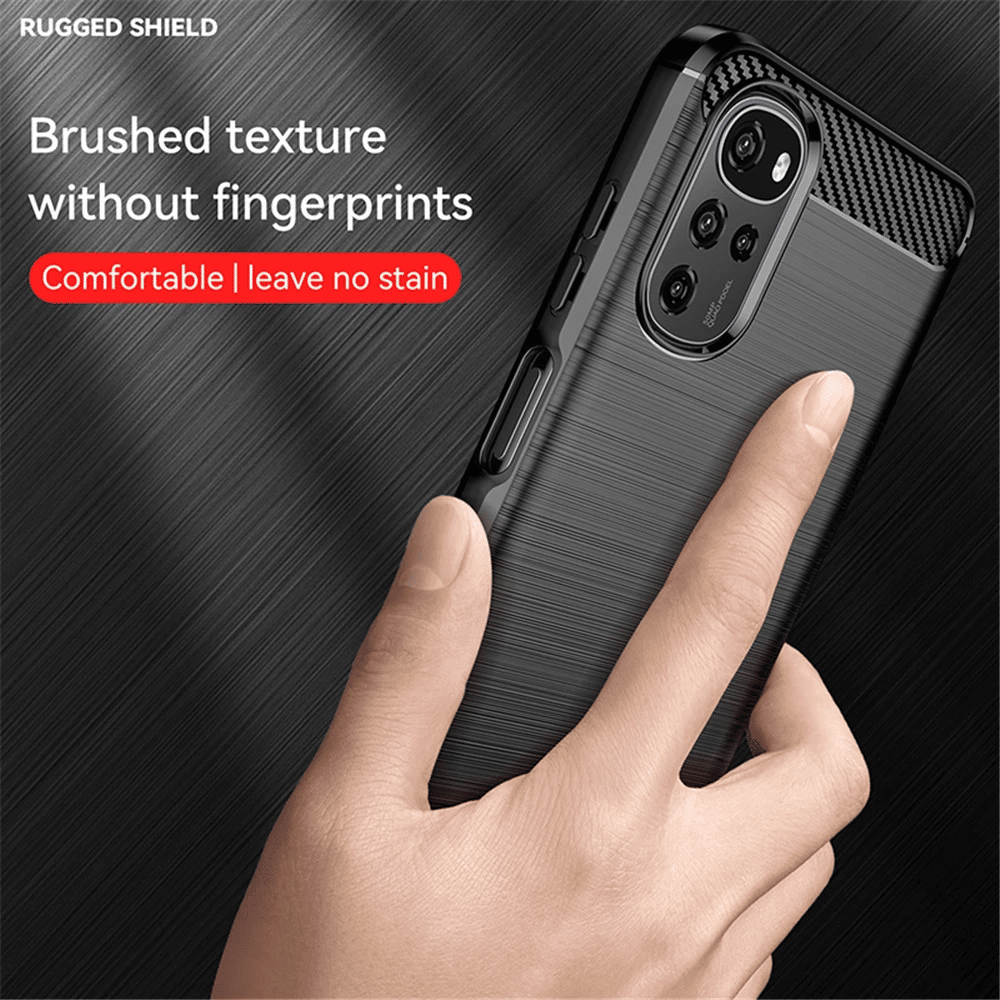 Techsuit Carbon Silicone pouzdro pro Motorola Moto G22