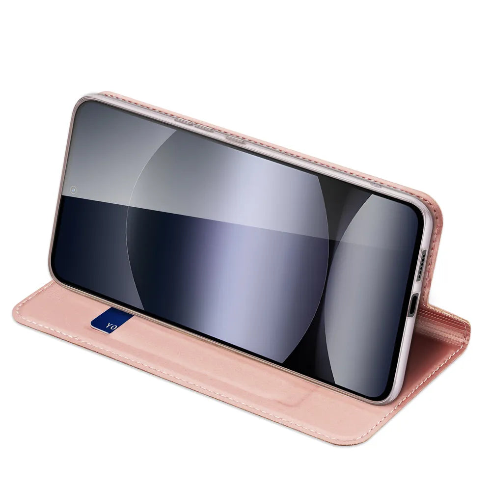 Pouzdro DUX DUCIS SKIN PRO pro REDMI NOTE 14 4G (163,25 mm) růžové