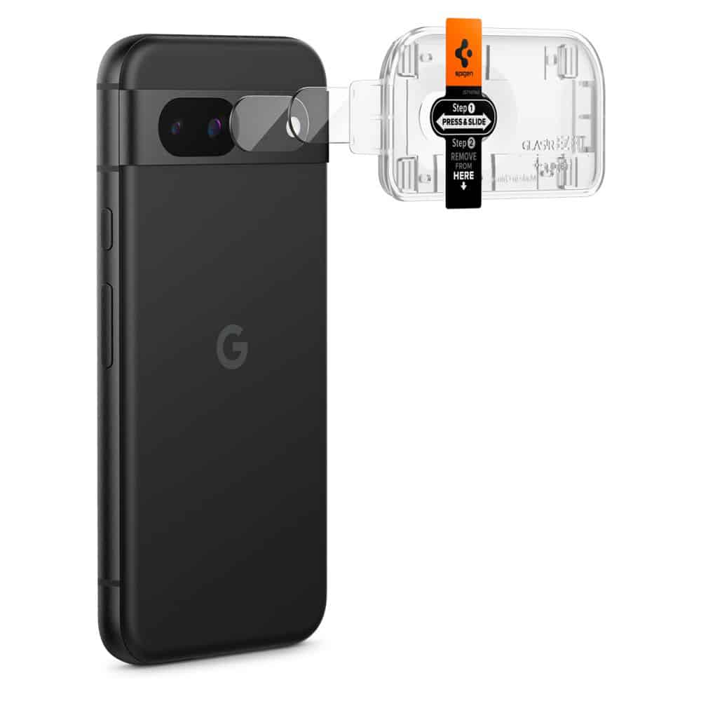 Spigen - Optik.tR EZ FIT sklo fotoaparátu (2 ks) pro Google Pixel 8a - čiré