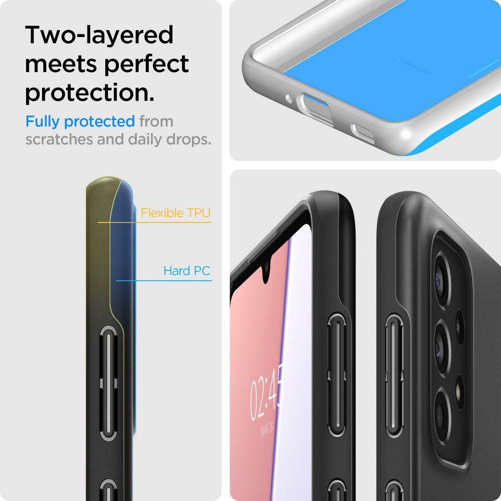 Spigen - Thin Fit pro Samsung Galaxy A33 5G - černá