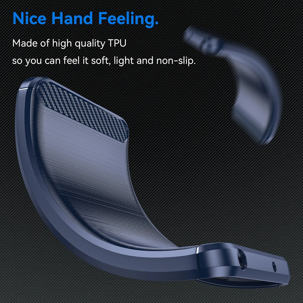 Techsuit Carbon Silicone pouzdro pro Motorola Edge 50 Pro – černé