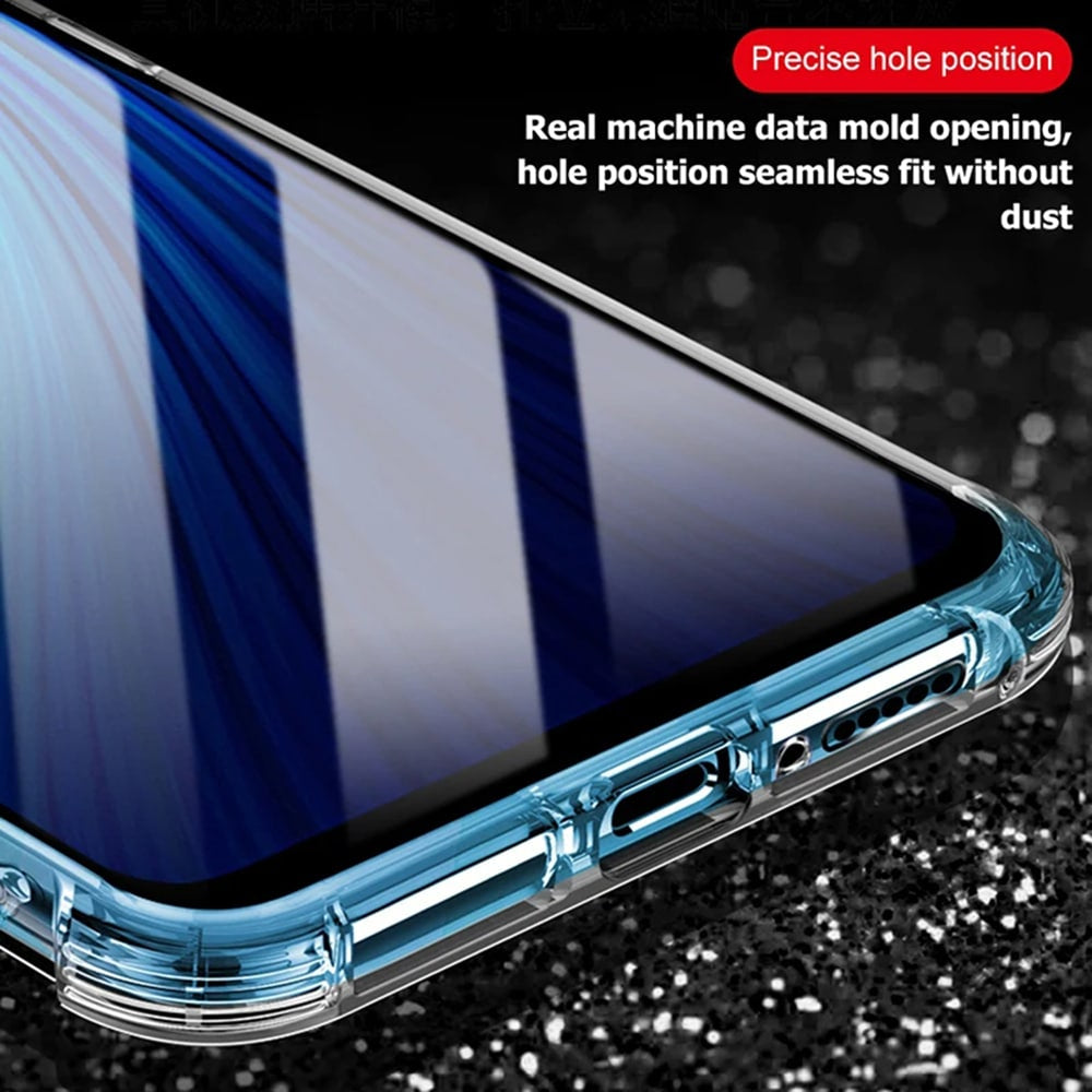 Techsuit Shockproof Clear Silicone průhledné pouzdro odolné proti nárazům pro Honor 200 Lite