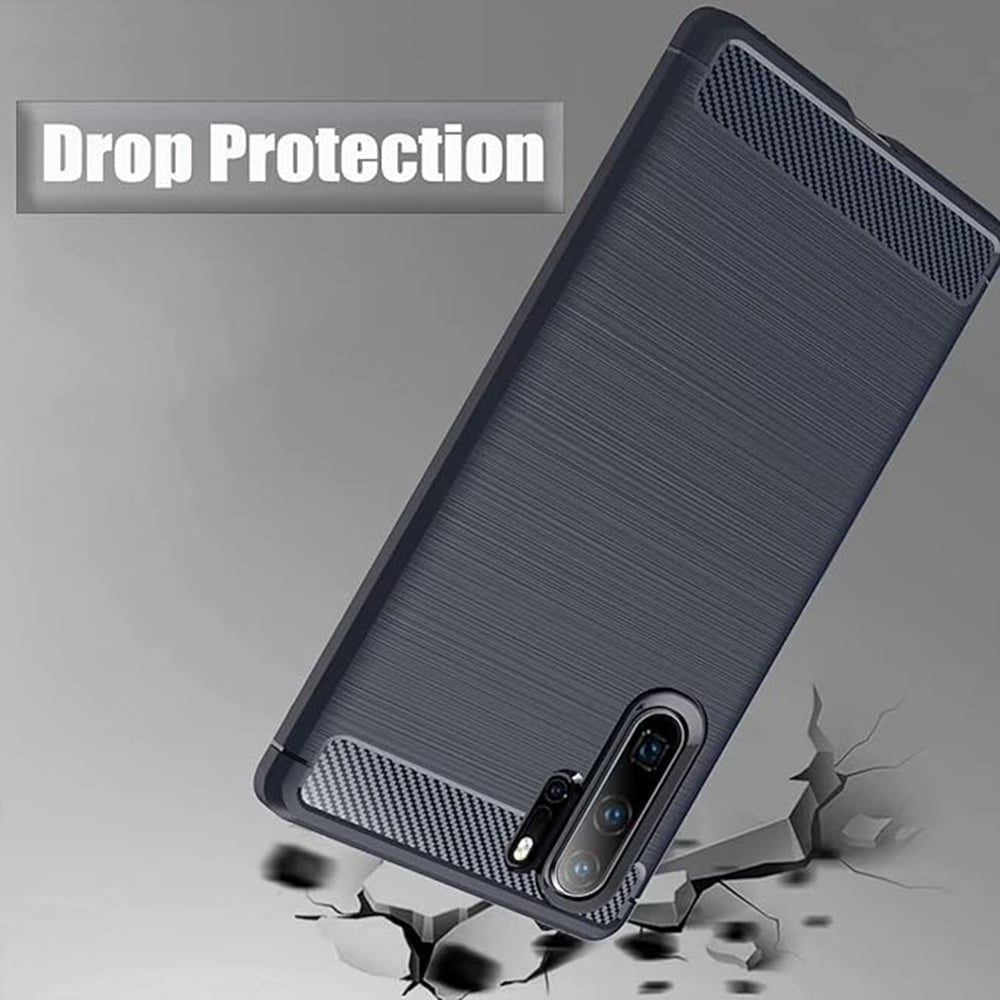 Techsuit Carbon Silicone maska za Huawei P30 Pro – plava