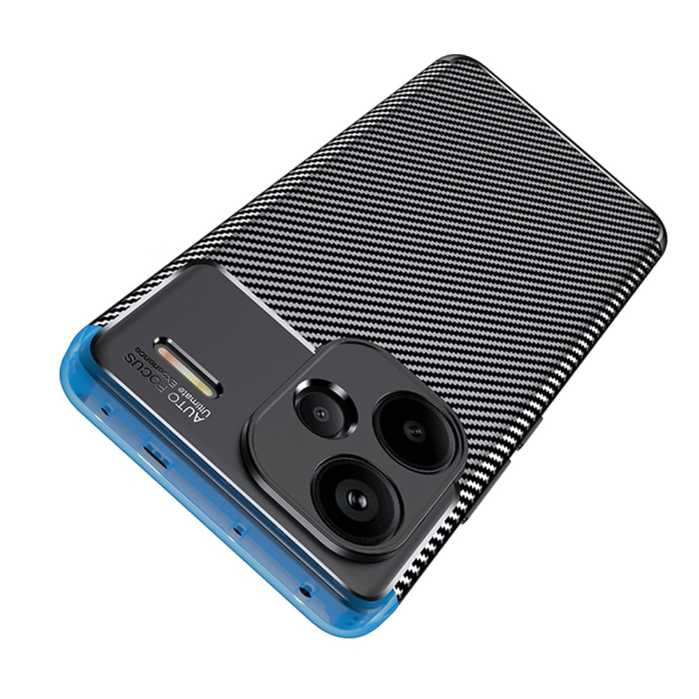 Techsuit – CarbonFiber maska za Xiaomi Redmi Note 13 Pro+ 5G – crna