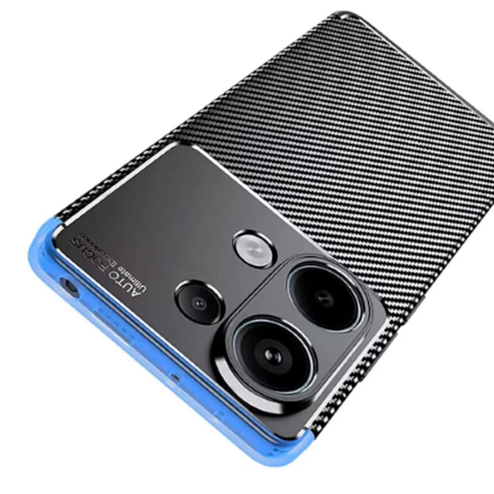 Techsuit – CarbonFiber maska za Xiaomi Redmi Note 13 5G – crna