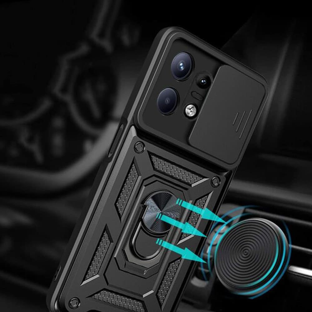 Techsuit – ochranný kryt série CamShield pro Motorola Edge 50 Pro – černý