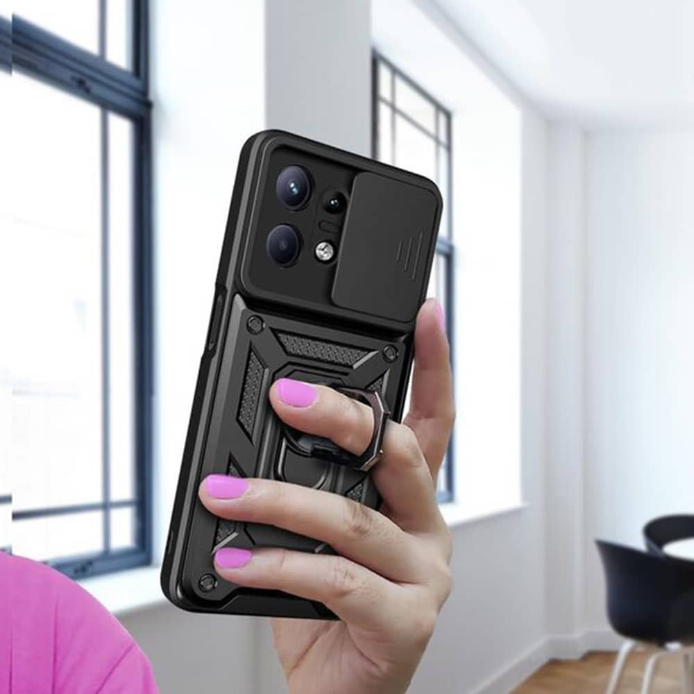 Techsuit – ochranný kryt série CamShield pro Motorola Edge 50 Pro – černý