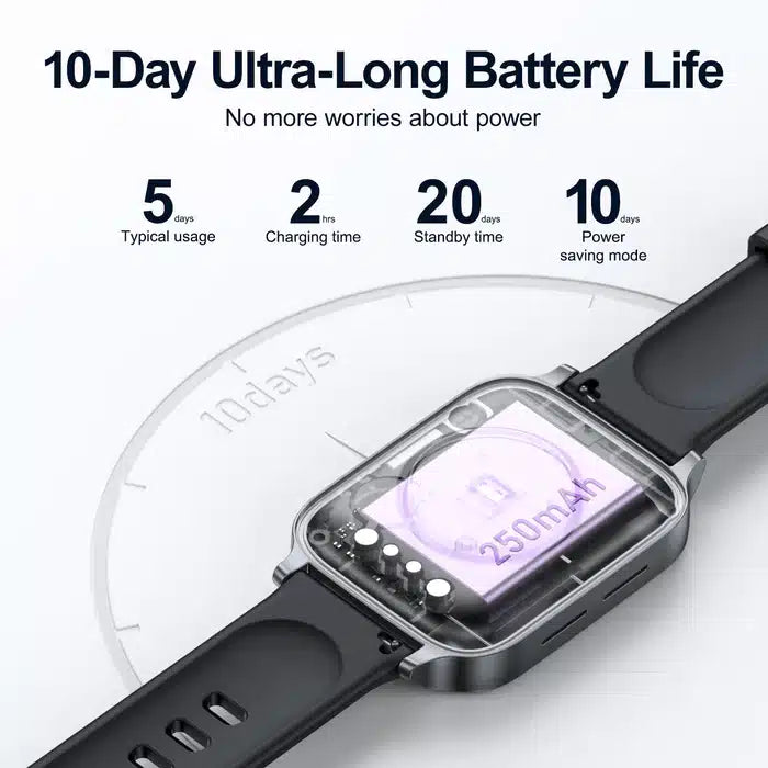 JoyRoom - Chytré hodinky Fit-Life (JR-FT3) - Zdravotní asistent - IP68 - tmavě šedé