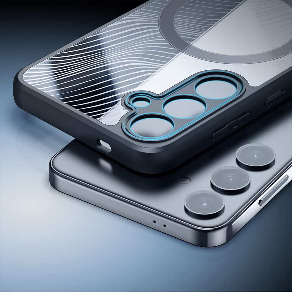 DUX DUCIS Aimo Mag - pancéřové pouzdro kompatibilní s MagSafe pro Samsung Galaxy S24 černé