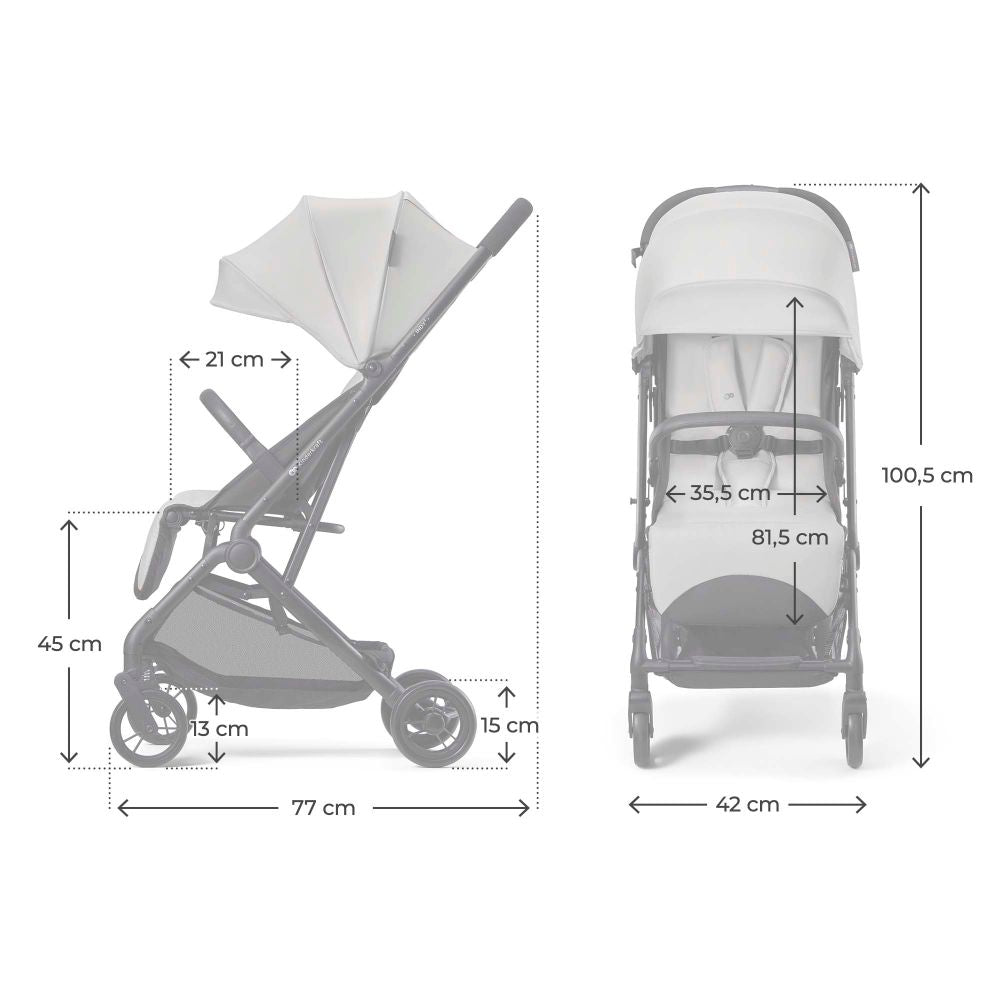 Kinderkraft Sportska kolica Indy 3 Grey