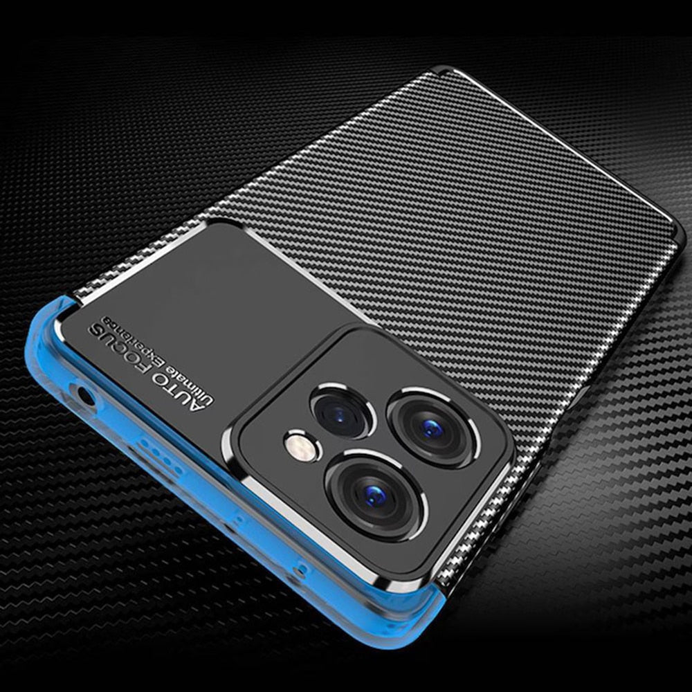 Techsuit – CarbonFiber pouzdro pro Xiaomi Poco X5 Pro – černé