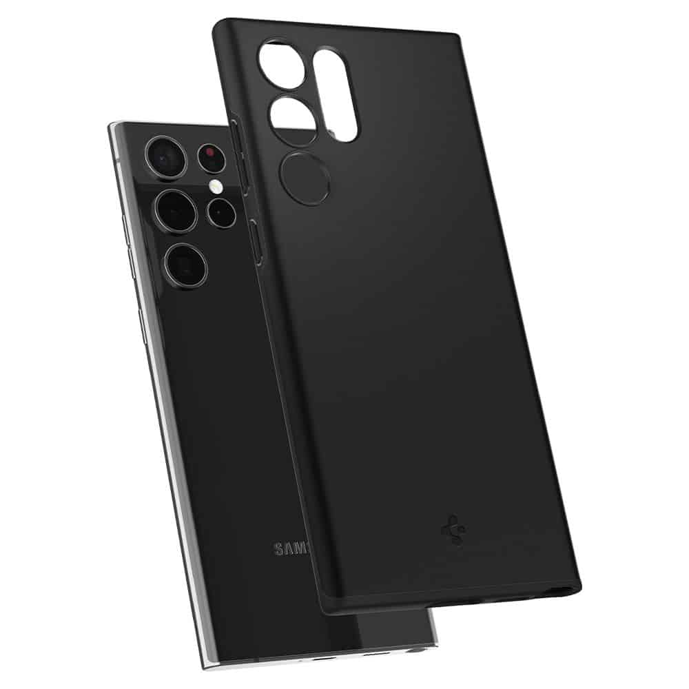 Spigen Thin Fit pro Samsung Galaxy S22 Ultra – černá