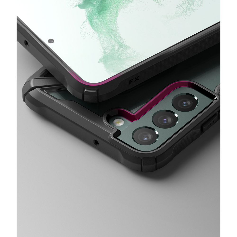Ringke - Fusion X maska za Samsung Galaxy S22 Plus - crna