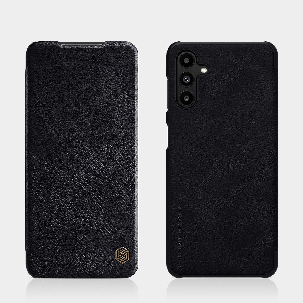 Nillkin - Qin kožené pouzdro pro Samsung Galaxy A13 5G / A04s - černé