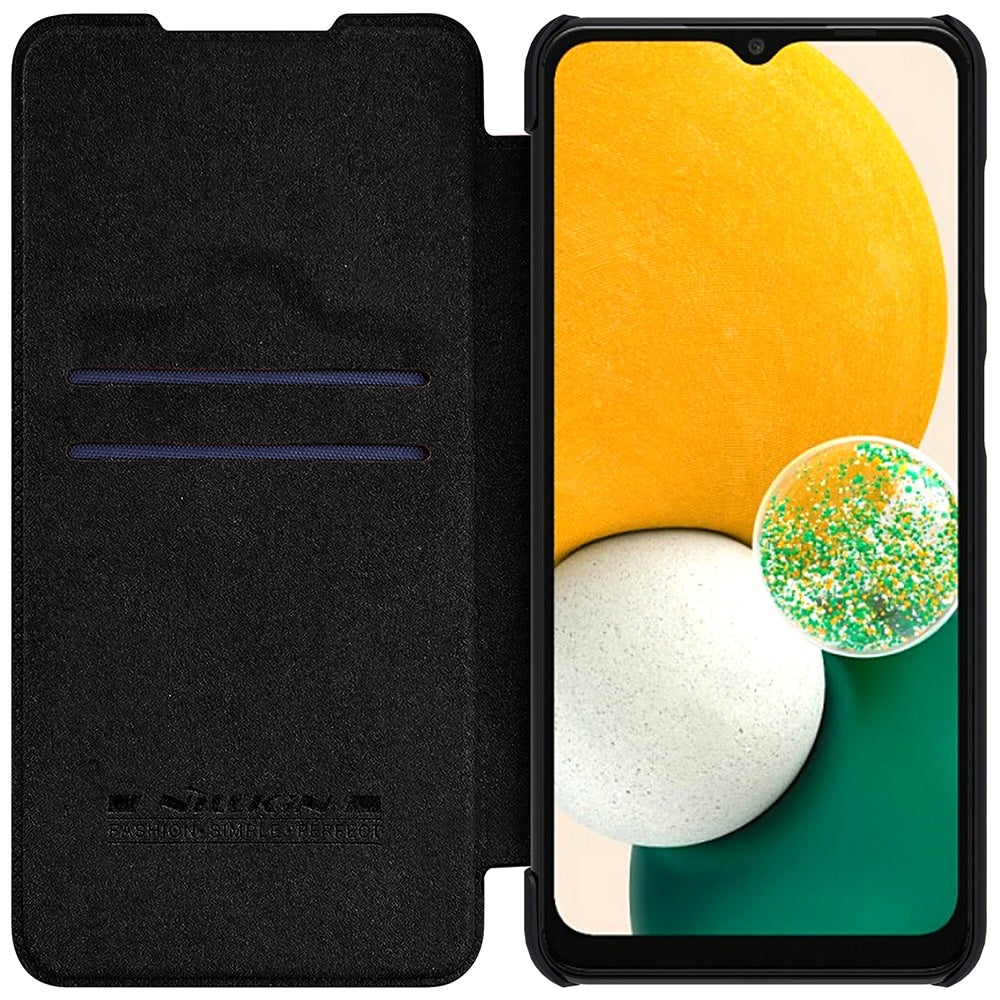 Nillkin - Qin kožené pouzdro pro Samsung Galaxy A13 5G / A04s - černé
