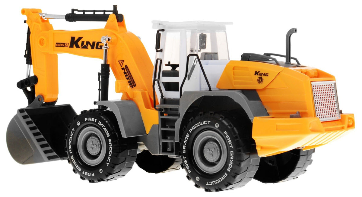 Traktor za igru "King" - 46 cm  - žuti