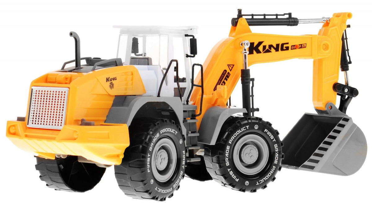Traktor za igru "King" - 46 cm  - žuti