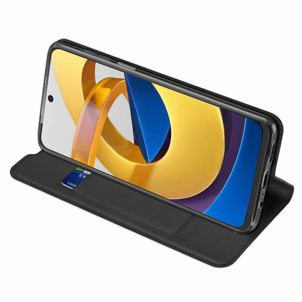 Dux Ducis Skin Pro flipové pouzdro pro Xiaomi Poco M4 Pro 5G černé