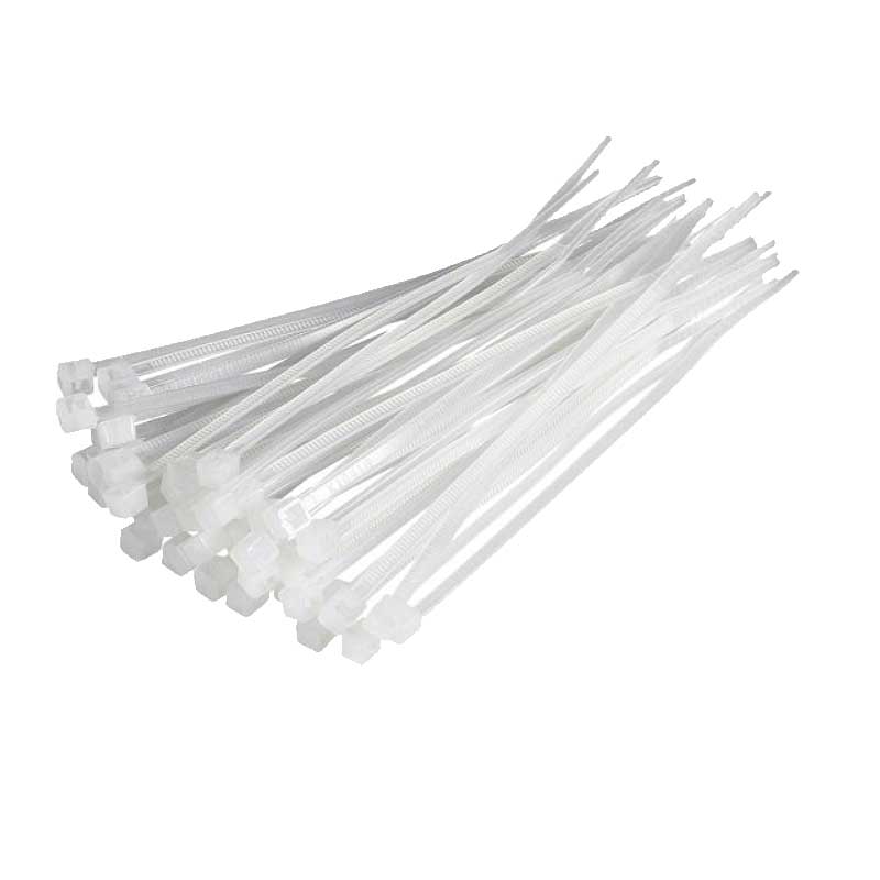 Vezice PVC bijele 2,5x150 100 komada