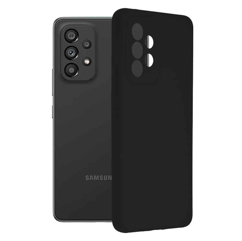 Techsuit - Soft Edge Silicone maska za Samsung Galaxy A53 5G - crna