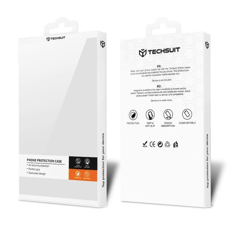 Techsuit – HaloFrost Series maska za Xiaomi Redmi 14C – pink