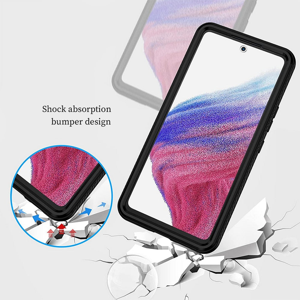 Techsuit - Defense360 Pro + ochrana displeje - Samsung Galaxy A53 5G - černá
