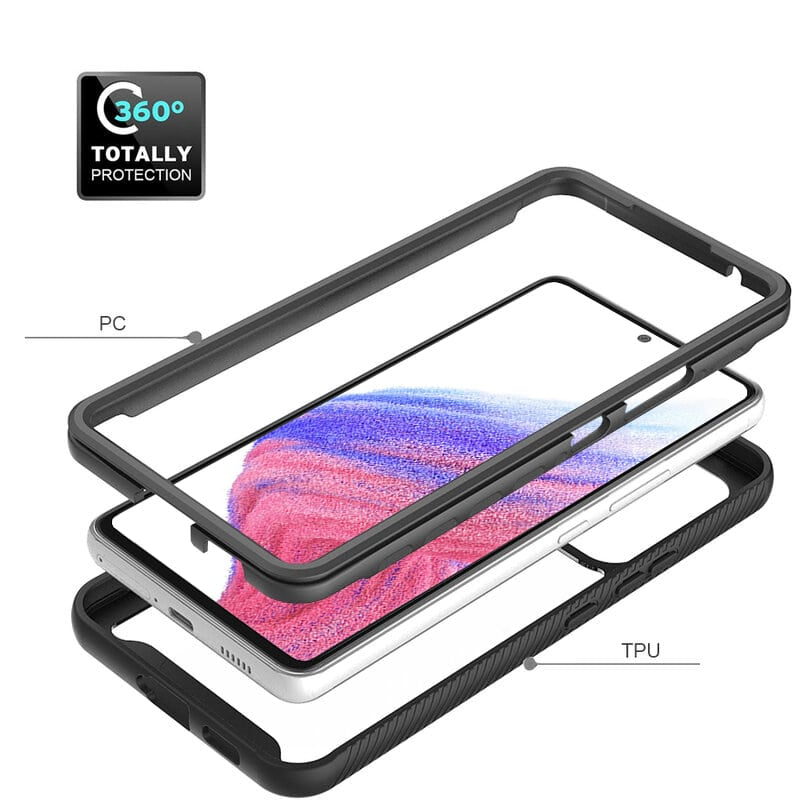 Techsuit - Defense360 Pro + ochrana displeje - Samsung Galaxy A53 5G - černá