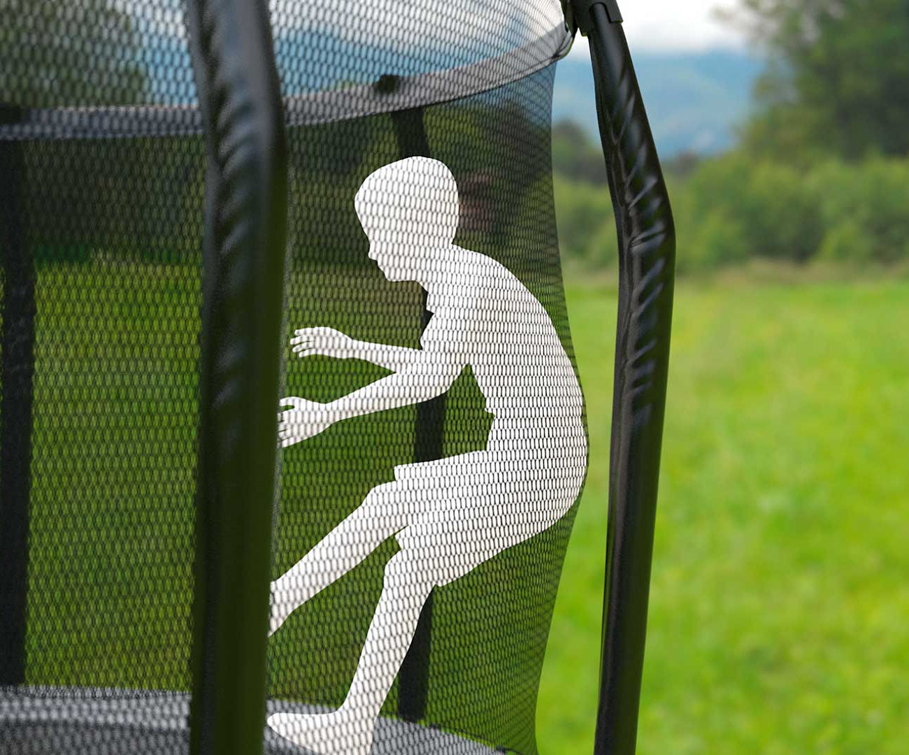 Akrobat Orbit PRO trampolin – premium trampolin 305-cm-antracit