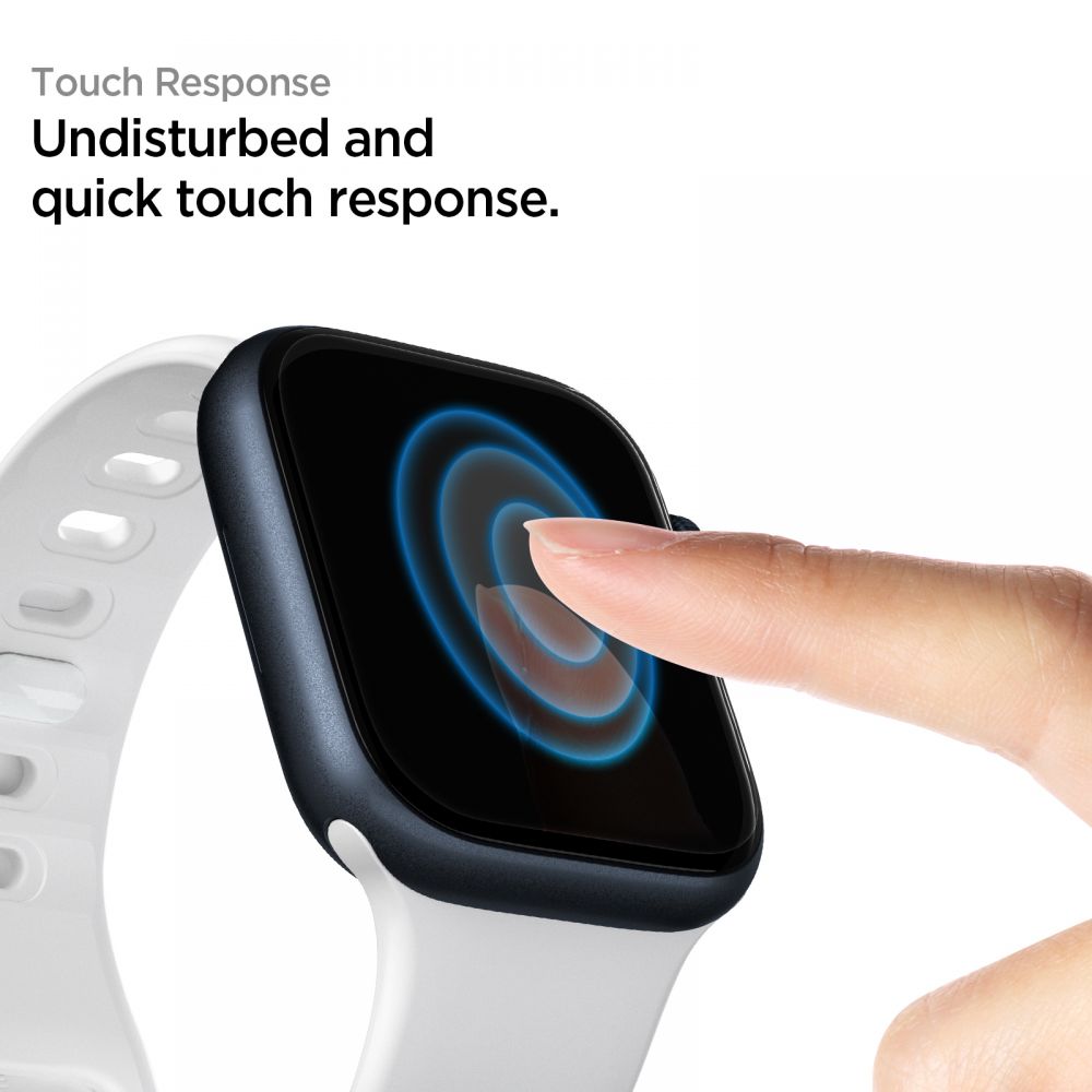 Spigen - Neo Flex (3 ks) - Apple Watch 4 / 5 / 6 / SE / 7 / 8 (44 mm / 45 mm) - průhledný