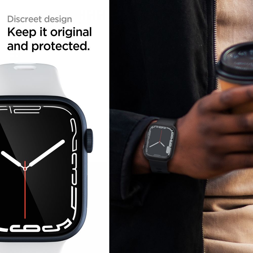 Spigen - Neo Flex (3 ks) - Apple Watch 4 / 5 / 6 / SE / 7 / 8 (44 mm / 45 mm) - průhledný