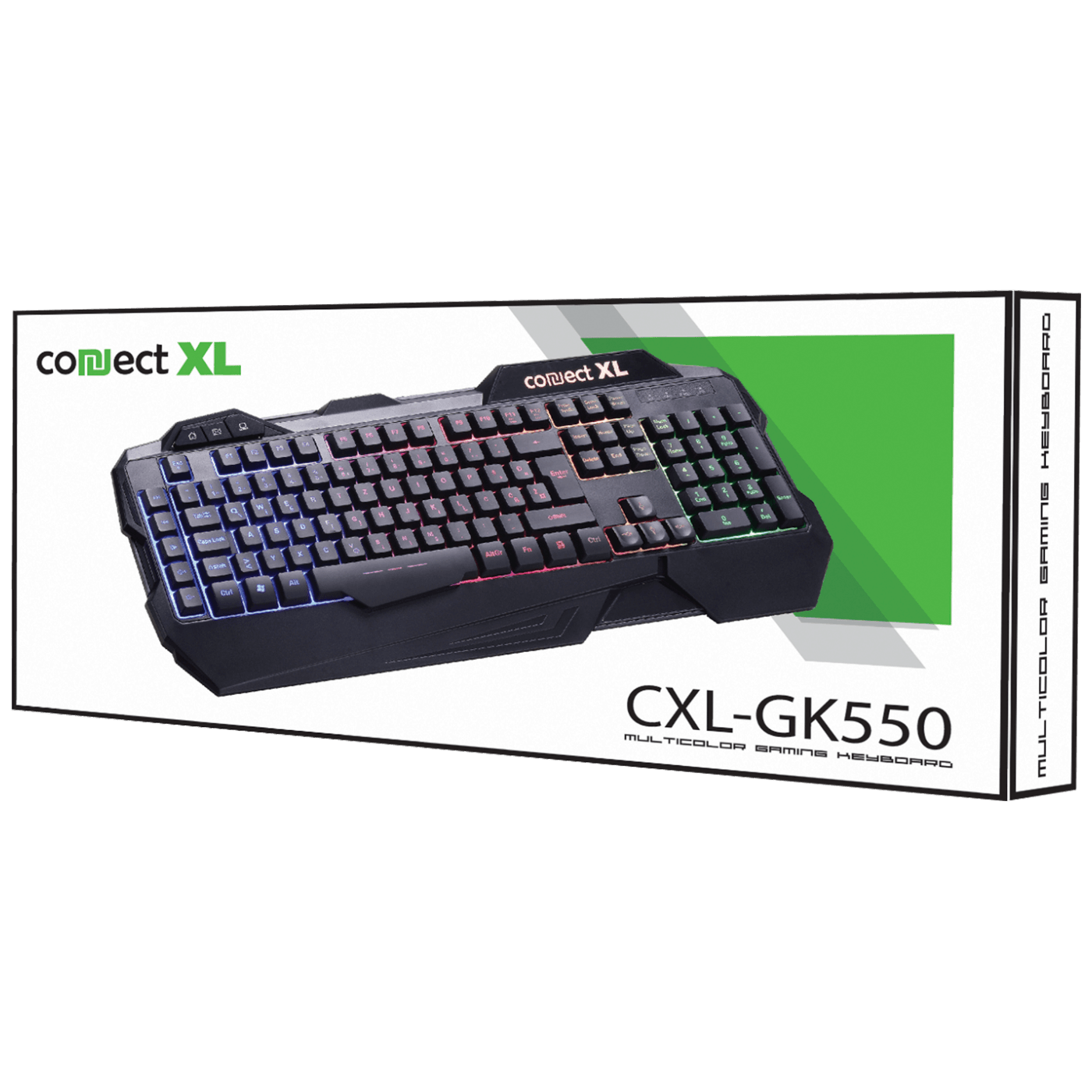 Connect XL Tipkovnica, multimedijalna sa pozadinskim osvjetljenjem - CXL-GK550