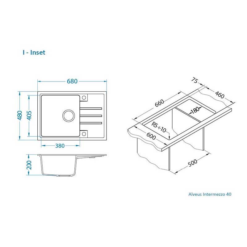 ALVEUS SUDOPER INTERMEZZO 40 Concrete G81
