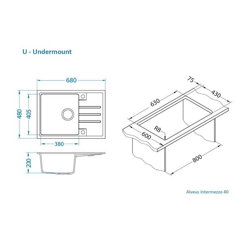 ALVEUS SUDOPER INTERMEZZO 40 Deep Black G90