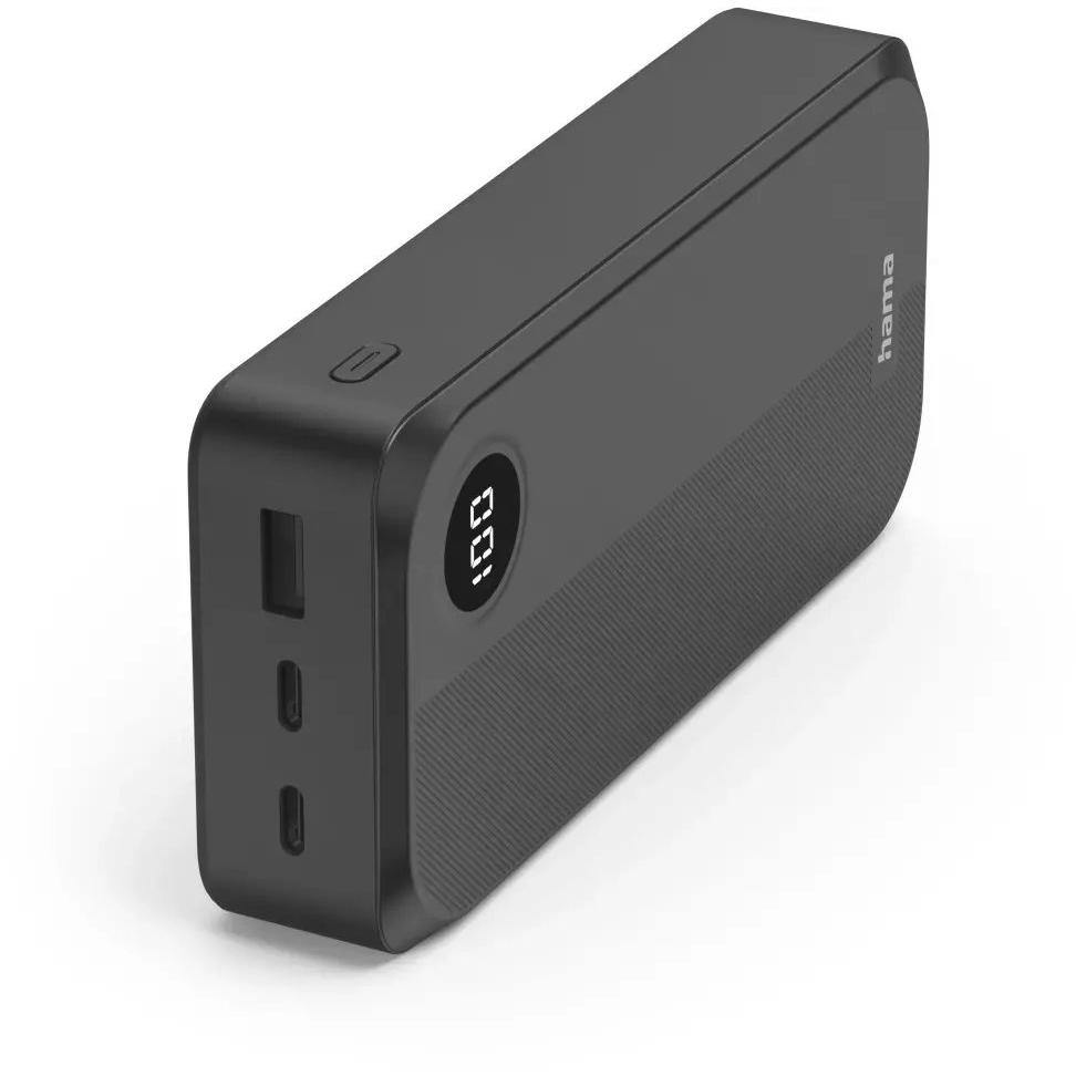 Hama 00201755 prijenosna baterija Litij-polimer (LiPo) 20000 mAh Crno