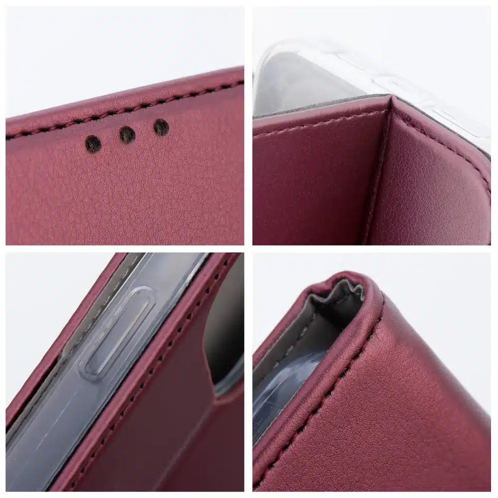 SMART MAGNETO pouzdro pro HONOR Magic 7 LITE, bordó barva