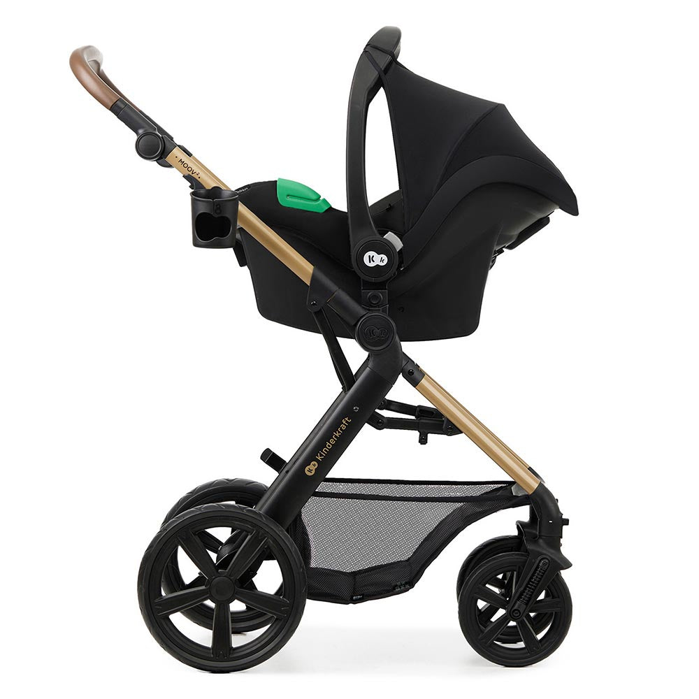 Kinderkraft Kolica Moov 2 3u1 MINK PRO, Pure Black