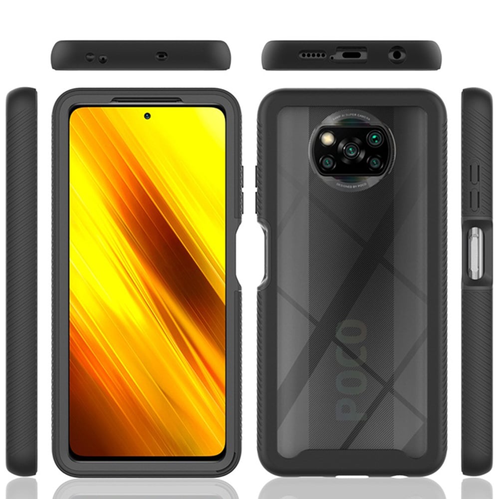 Techsuit - Defense360 Pro + Screen Protector - Xiaomi Poco X3 / Poco X3 NFC / Poco X3 Pro - černá