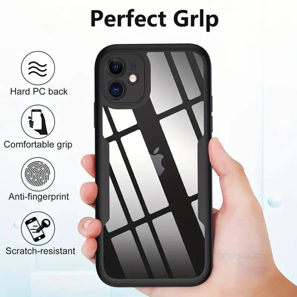 Techsuit – oboustranný ochranný kryt ColorVerse 360 Series pro iPhone 13 – černý