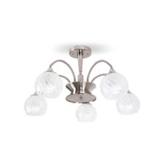 Luster Nora E27 5X40W 1206-5 Bijeli Nikl